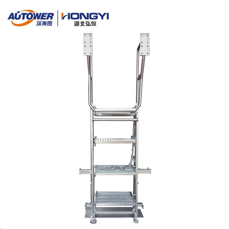 Összecsukható lépcsők a top rakodási csúszáshoz